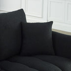 Antetek Set of 3 Teddy Sofa for Living Room, Modern 2 Units Deep Seat Sofa - Image 9