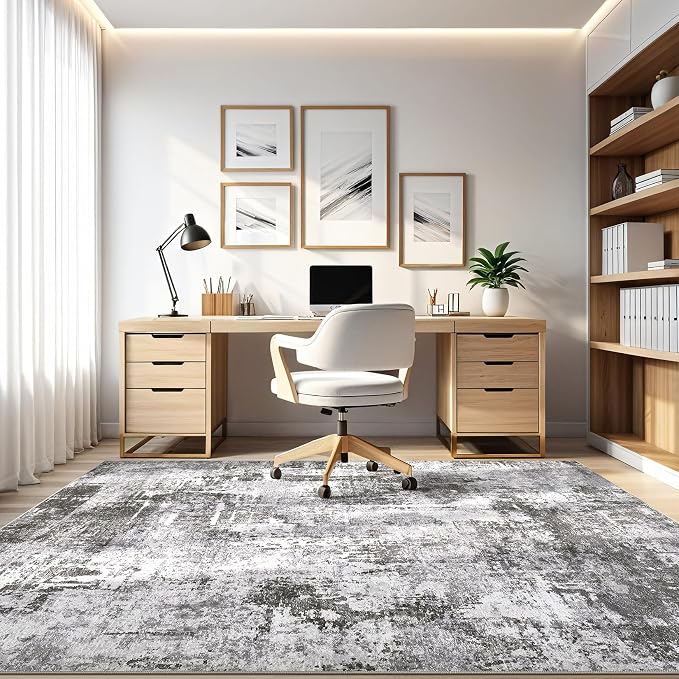 LOONGRUG 10x14 Area Rugs Washable Large Neutral Modern Living Room Rug | - Image 8