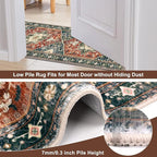 Yamaziot Washable Runner Rug, 2x10 Non-Slip Boho Hallway Kitchen Rug | Stain - Image 3