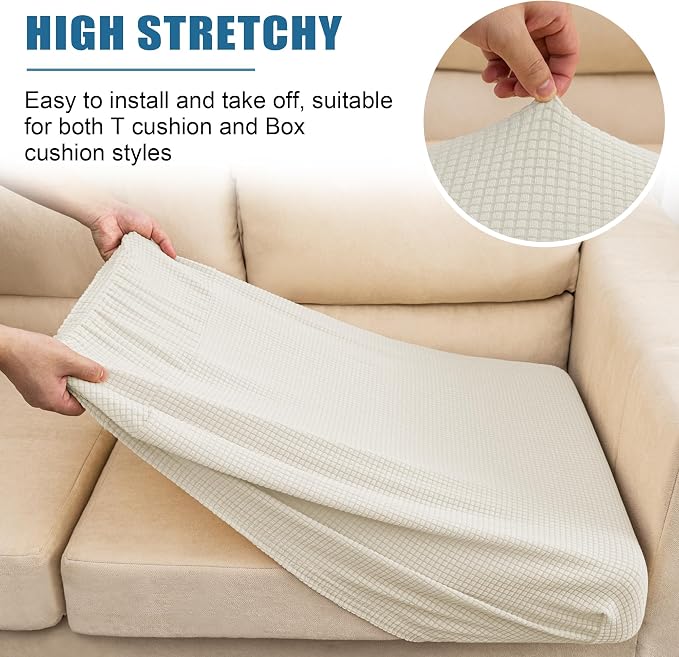 Water Resistant Sofa Seat Cushion Covers, RV Dinette Couch Cushion Slipcovers - Image 5