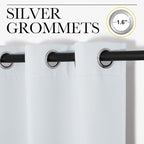NICETOWN Bedroom Blackout Curtains Panels, 1 Pair, 55 inches by 94 Inch - Image 2