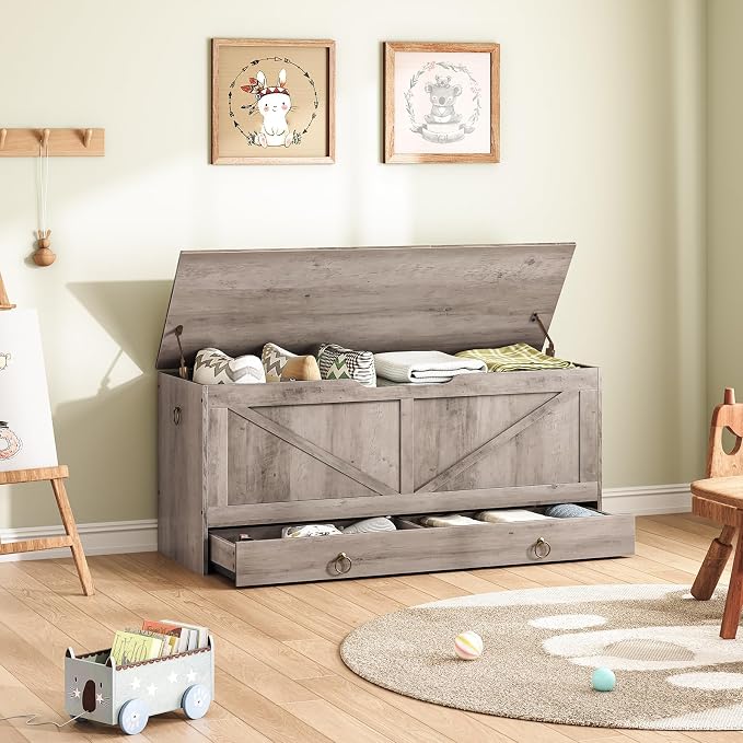 HOOBRO Storage Chest, 43.3" Toy Chest - Image 2