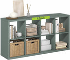 Furinno Cubicle Book Shelf, 8-Cube Bookshelf, Extra Thick Frame Horizontally & by Furinno-FitsYourSpaceFitsYourBudget
