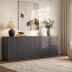 SICOTAS Buffet Cabinet with Storage Accent Sideboard Modern Credenza with Doors - Image 6