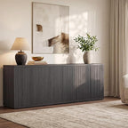 SICOTAS Buffet Cabinet with Storage Accent Sideboard Modern Credenza with Doors - Image 6