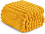 Exclusivo Mezcla Striped Queen Size Fleece Blanket - Image 6