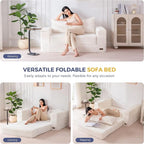 MAXYOYO Convertible Sofa Bed, 2 in 1 Folding Couch Bed - Image 4