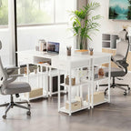 DUMOS 48" Small Computer Home Office Desk - Image 4