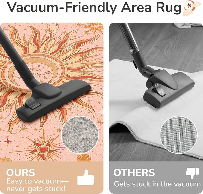 Vacuum-Friendly, 9x12 Washable Area Rug - Image 5