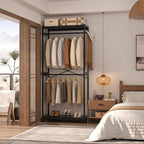 Homykic Bamboo Clothes Rack - Image 3