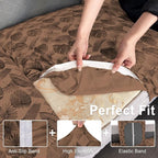 ANARACHON Leather Look Couch Cushion Covers Sofa Seat Slipcovers Sets Couches - Image 4