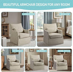 Martha Stewart London Swivel Chair - Image 6