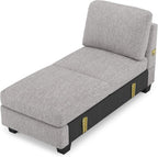 Belffin Modular Sectional Sleeper Sofa Bed - Image 9