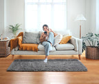 Grey Runner Rugs for Bedroom Hallway - Image 6