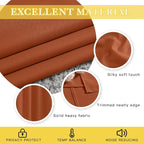 NICETOWN Blackout Burnt Orange Curtain 54 inches Long - Image 4
