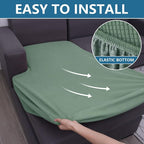 Waterproof Sectional Couch Covers, Non Slip Sofa Cushion Covers | L Shape - Image 8