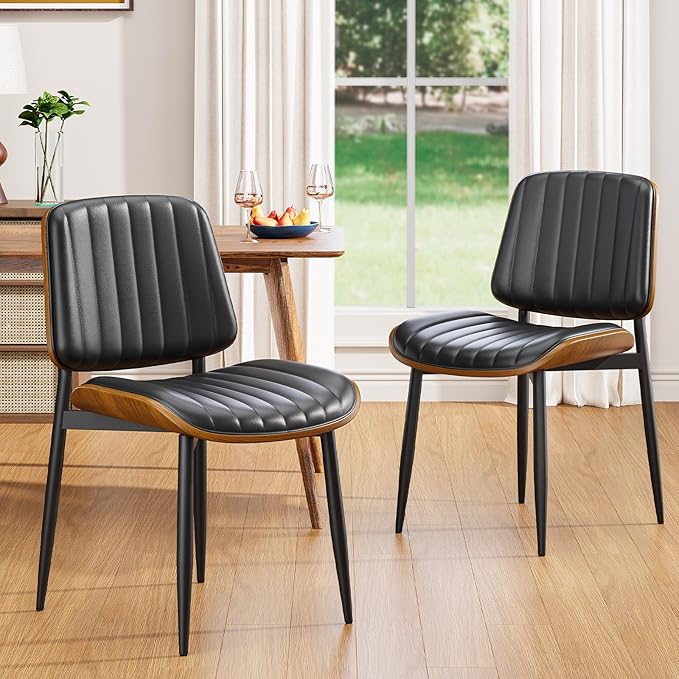 YaFiti Dining Chairs Set of 2, Mid Century Modern Dining Room Kitchen Chairs by YaFiti