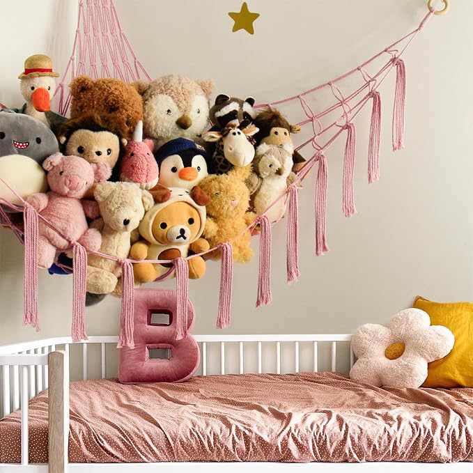 mirolam Stuffed Animal Storage Hammock Net - Image 2