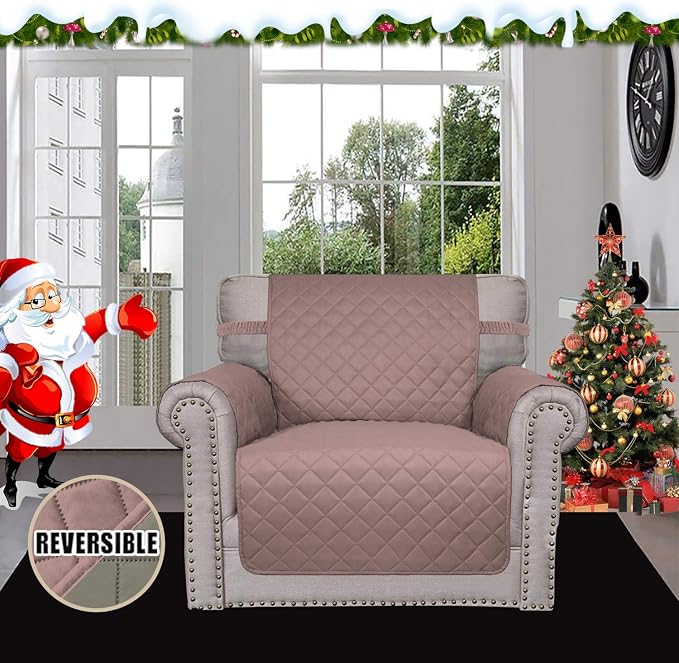 Easy-Going Reversible Couch Cover, Small Chair, Water Resistant Furniture Mat - Image 2