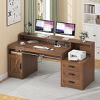 TVU Farmhouse Computer Desk - Image 8