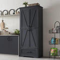 Farmhouse Kitchen Pantry Cabinet by JXQLINGMUFurniture