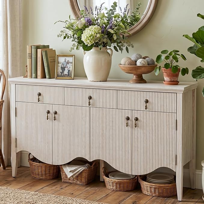 FUSUNBAO 57-Inch Sideboard Buffet Cabinet by FUSUNBAO