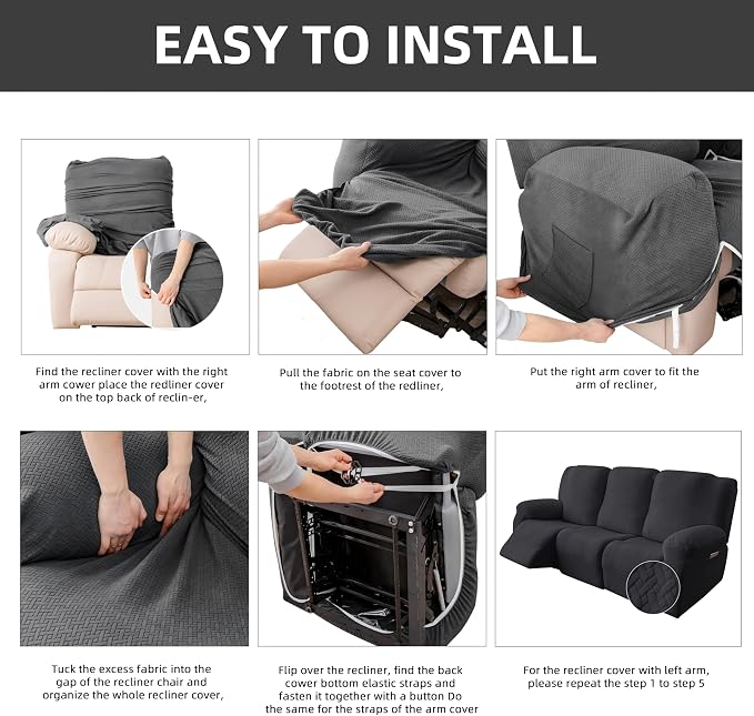 Genina Recliner Sofa Covers - Image 7