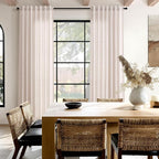 Natural White Linen Curtains 96 Inches Long - Image 8