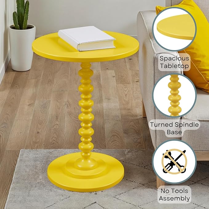 Convenience Concepts Palm Beach Spindle Table 17.75" - Image 4