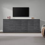 SICOTAS Buffet Cabinet with Storage Accent Sideboard Modern Credenza with Doors - Image 7