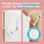 CUBEDIY Baby Closet Organizer for Nursery: Durable Baby Wardrobe for Closet - Image 4