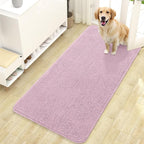 OLANLY Dog Door Mat for Muddy Paws 47x24, Super Absorbent Chenille Mud Mat | by OLANLY