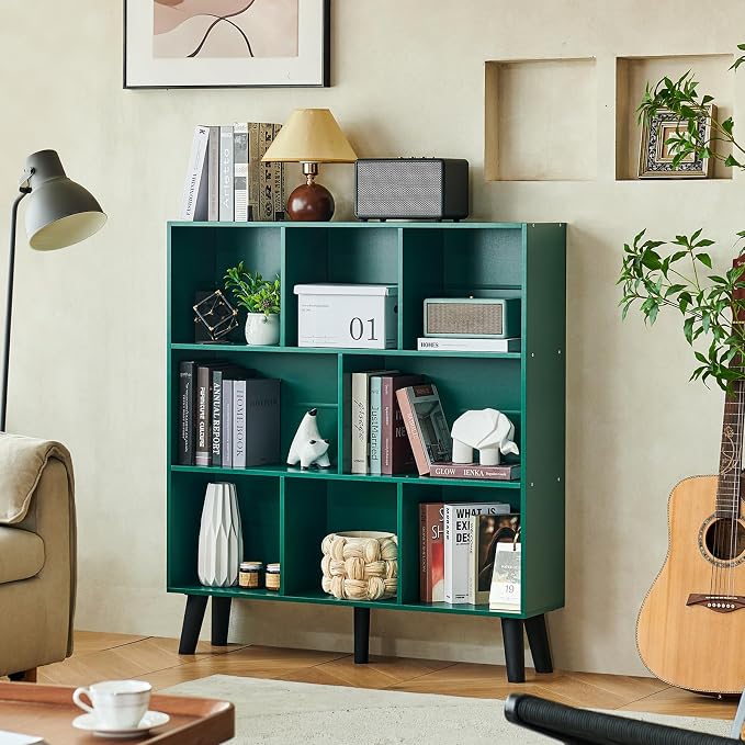 LEYAOYAO 8 Cube Bookshelf, 3 Tier Bookcase - Image 7