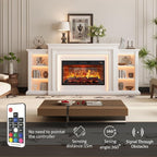 80" LED Lights Electric Fireplace - Image 6