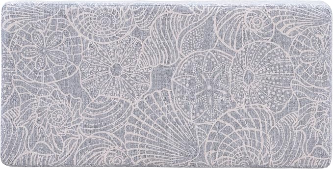 Linon Stone Upholstered Storage Stephanie Ottoman - Image 10