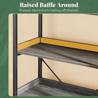 Huuger 5 Tier Bookshelf, Display Bookshelf - Image 5