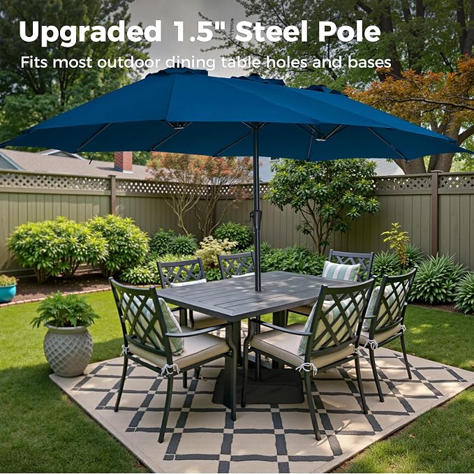SUPERJARE 13FT Outdoor Patio Umbrella - Image 2