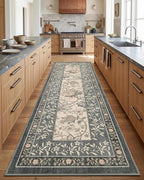 GarveeHome Grey Washable Kitchen Runner Rug: 2'6" x 8' Hallway Rug Non Slip - Image 3