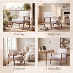 Accent Chair Mid Century Modern Armchair - Image 4