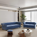 QHITTY 2 Piece Living Room Set, Sectional Chesterfield Sofa Chair Contemporary by QHITTYFurnitureLife