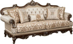 Lexicon Traditional Sofa Couch for Living Room, Rolled Arm Sofa - Image 5