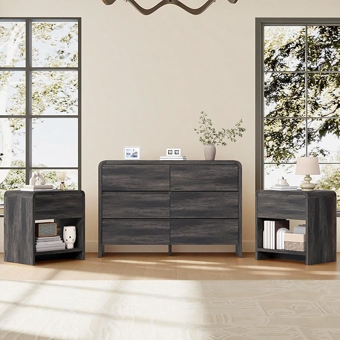 AMERLIFE Modern 3-Piece Bedroom Furniture Set by AMERLIFE