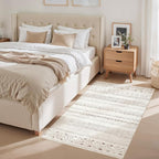 cotiled Washable 3x5 Entryway Rugs: Boho Moroccan Soft Small Rug | Solve Modern - Image 2