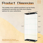 LFT HUIMEI2Y Glass Display Cabinet 5-Shelf - Image 2