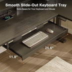 Casaottima 59 Inch Electric L-Shaped Standing Desk - Image 7