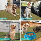 OLANLY Dog Door Mat for Muddy Paws 47x20, Super Absorbent Chenille Mud Mat | - Image 7