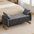 End of Bed Storage Bench, Storage Ottoman Bench by Aemeios