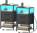 JARHETUN Nightstand Set of 2 by JARHETUN