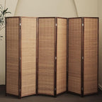 Furnnylane 6 Panel Bamboo Room Divider - Image 3