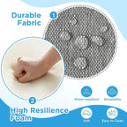 Outdoor Deep Seat & Back Cushion Set, 24 x 24 Inch Water Repellent and Fade - Image 4